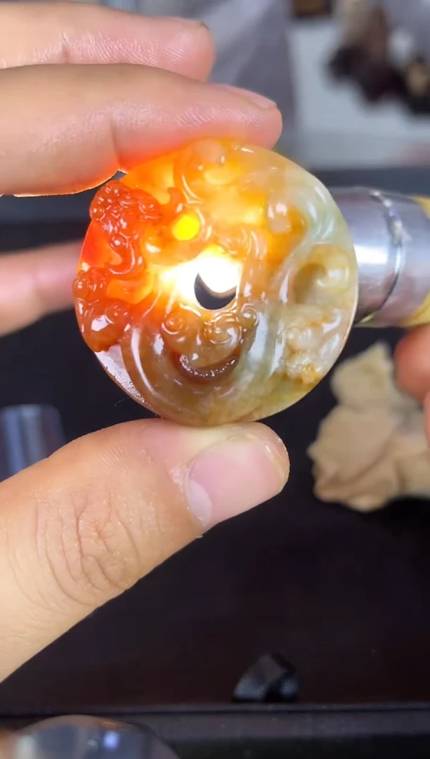 颈饰未镶嵌翡翠缅甸天然A货翡翠
