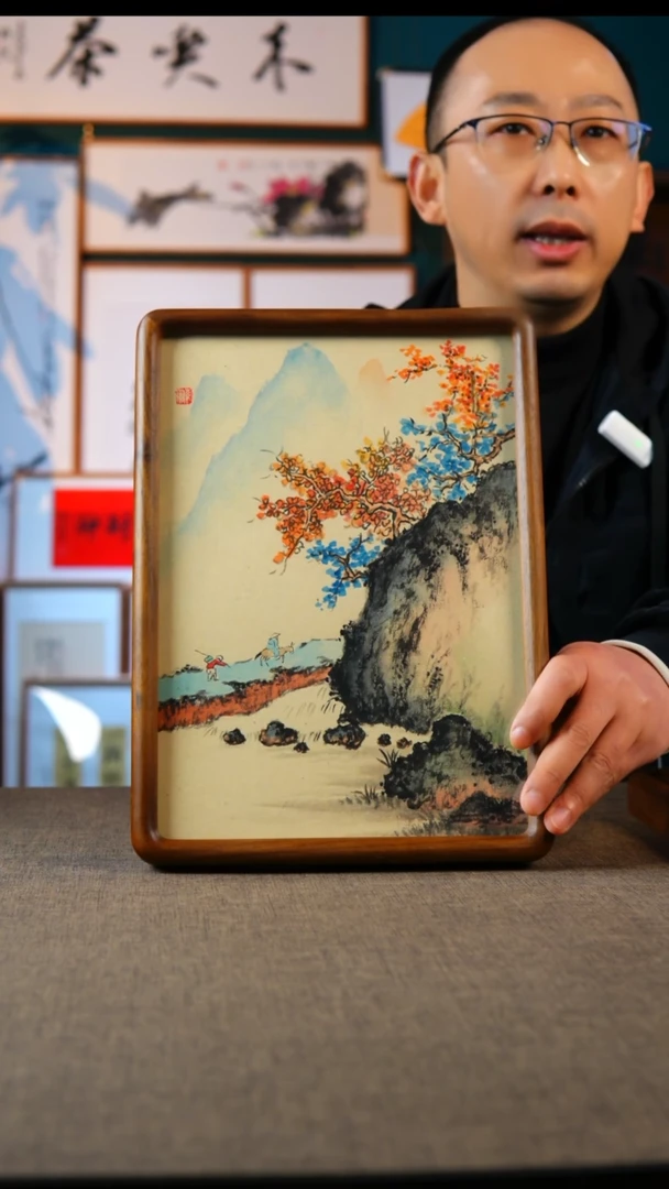 国画SF  S20黑胡桃  实木榫卯A4
