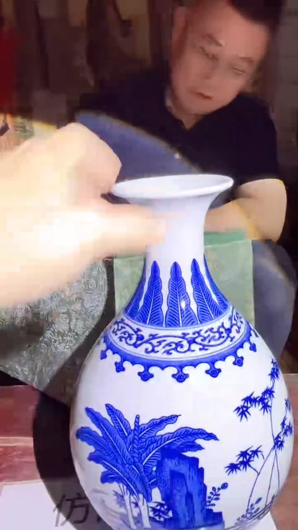 摆件景德镇陶瓷流水181