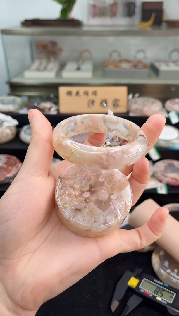 未镶嵌手镯石英质玉54圈口（赠品镯心）S965898