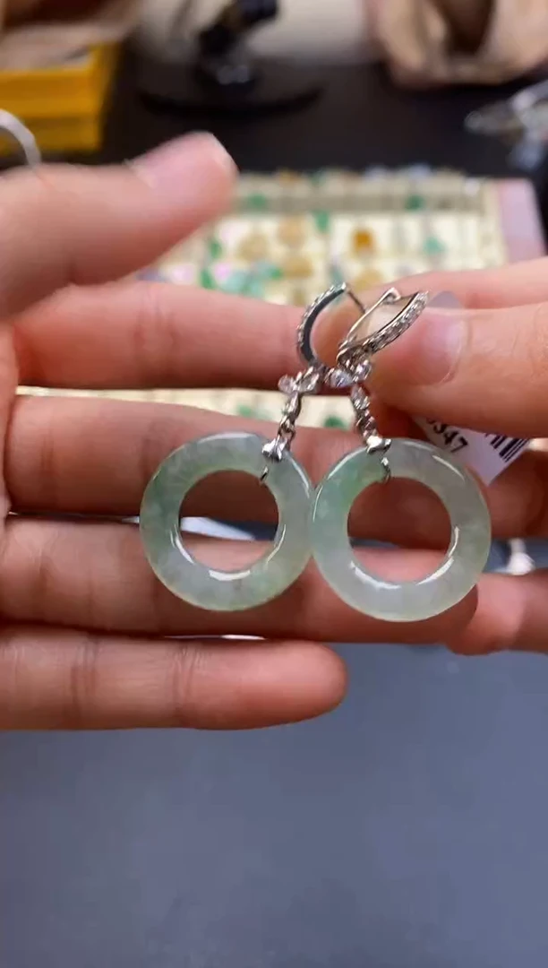 颈饰银S925镶嵌翡翠16347