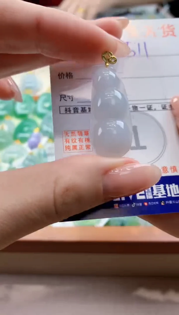 颈饰未镶嵌翡翠天然缅甸a货翡翠