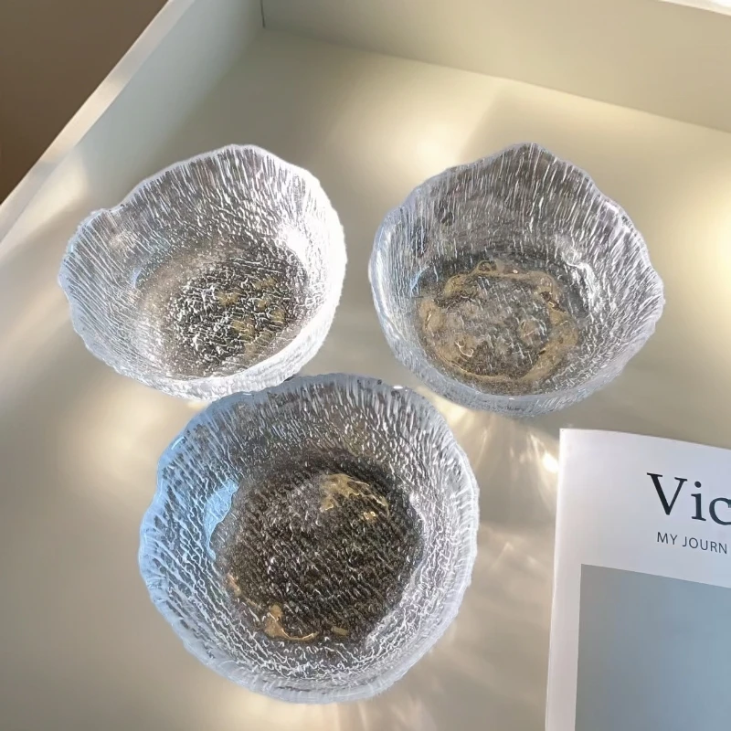 【三支装】玻璃碗水果盘家用高颜值沙拉碗甜品碗汤碗