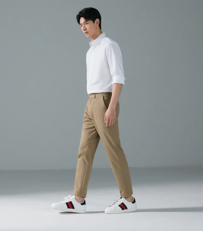 G时尚Ace编织板鞋时尚小白鞋男款