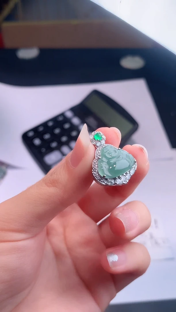 颈饰未镶嵌翡翠0芹0翡翠珠宝716