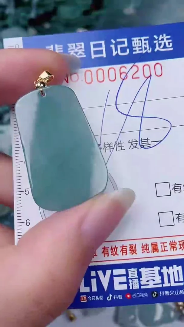 翡翠未镶嵌颈饰00006200