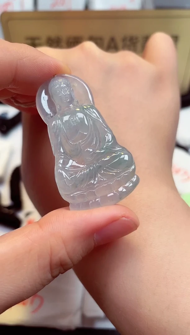 翡翠未镶嵌颈饰天然缅甸翡翠A货