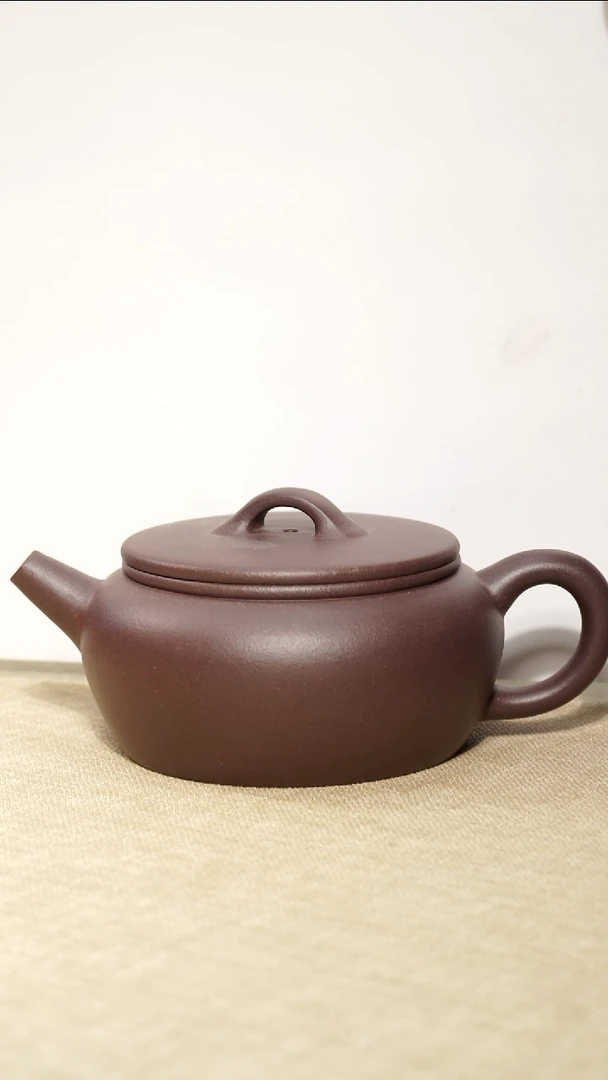 茶壶紫泥大彬诗意200毫升瑕疵壶