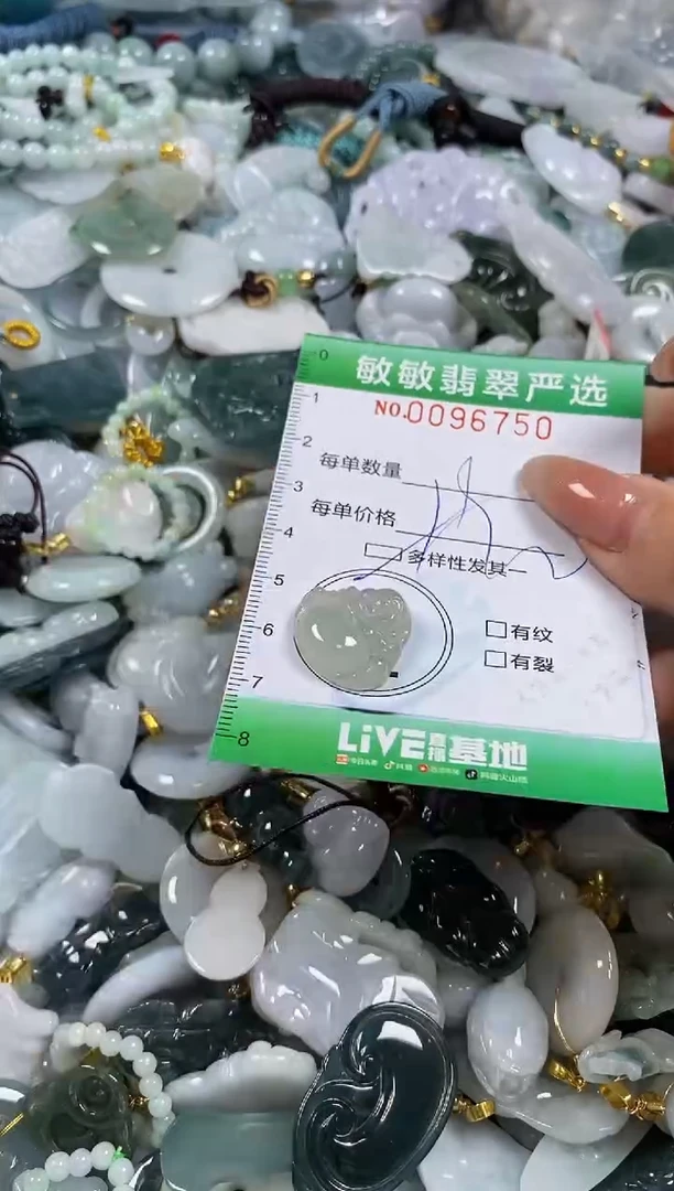 【闪购商品】翡翠颈饰未镶嵌闪购0096750多样性发其一