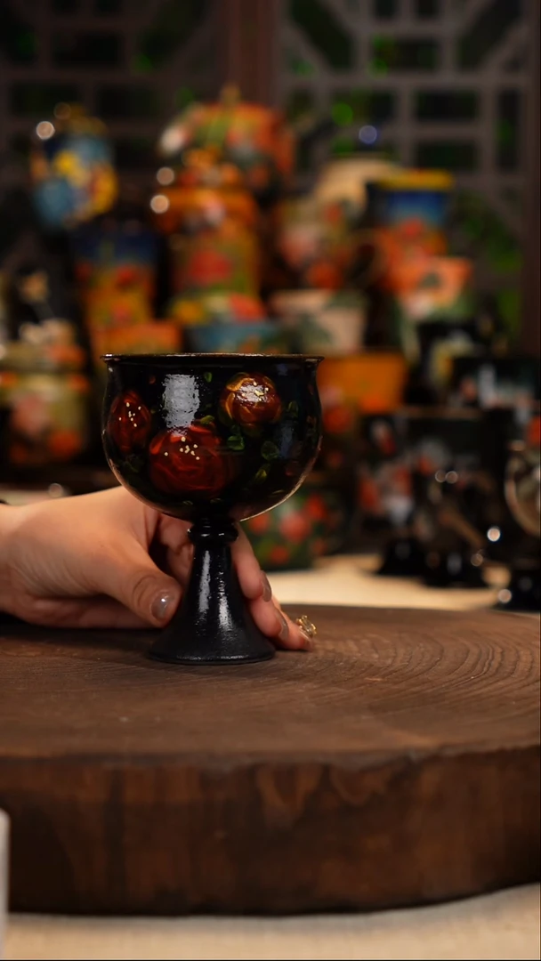 油画    釉下彩   杯子