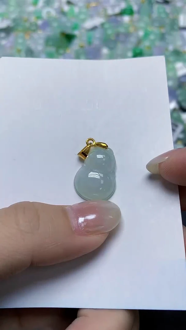 翡翠未镶嵌颈饰天然缅甸翡翠A货