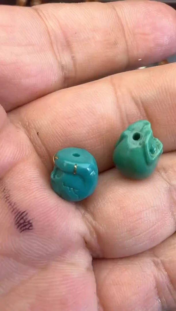 【闪购商品】绿松石手链合金绿松石珠子1