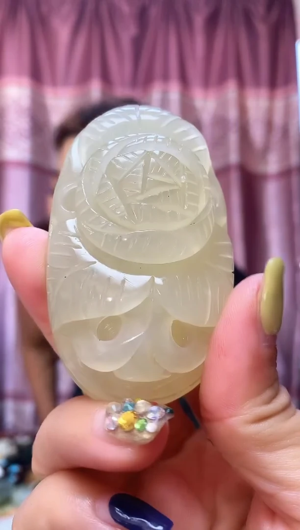 未镶嵌岫玉手把