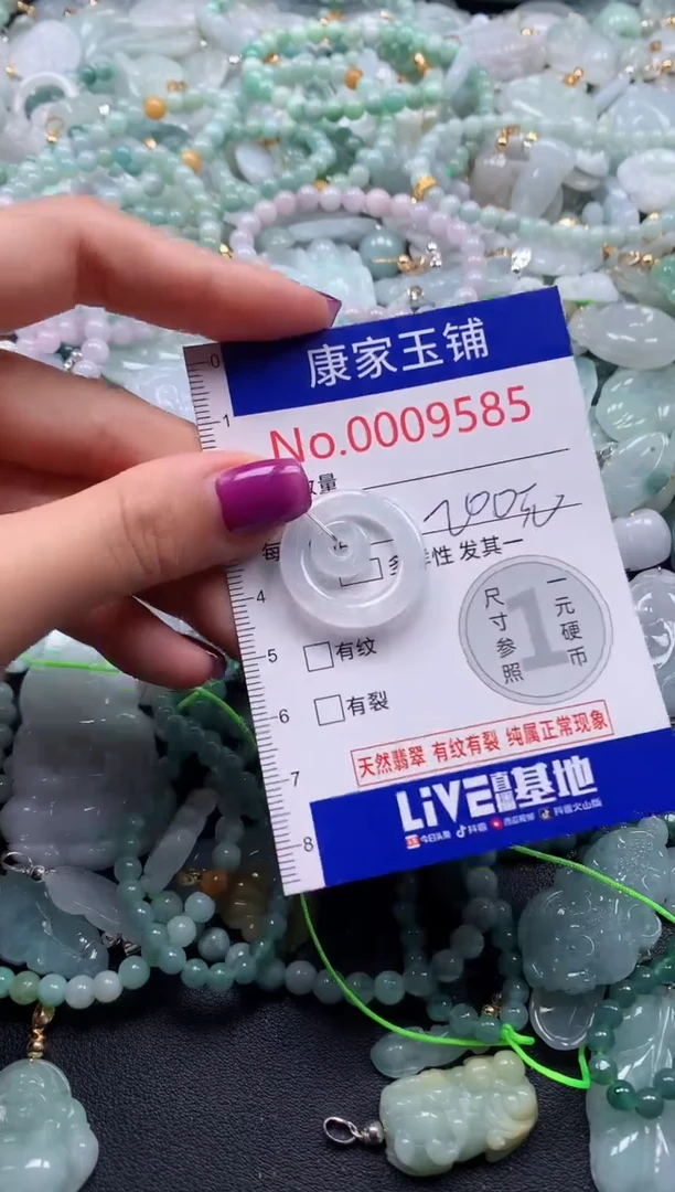 颈饰未镶嵌翡翠9585