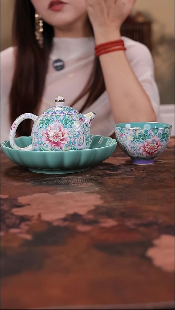 陶瓷茶具（无礼盒）@@A12866