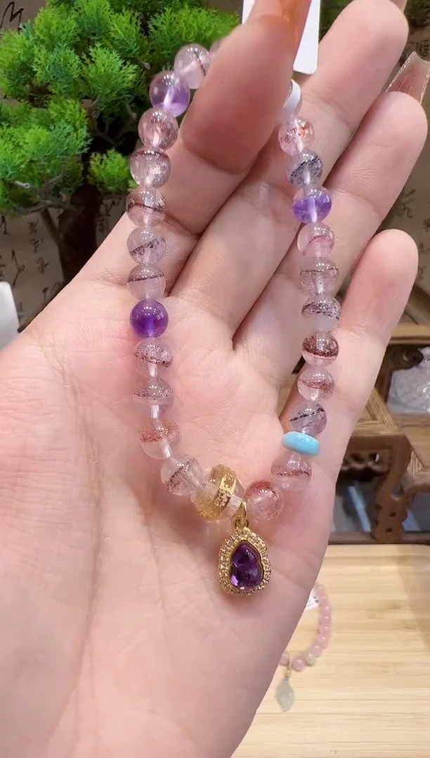 水晶手链未镶嵌手饰@@F5332