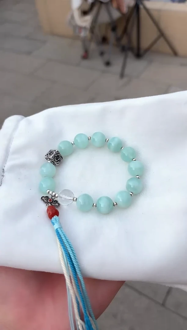 【闪购商品】蛇纹石玉手链未镶嵌多样性发其一