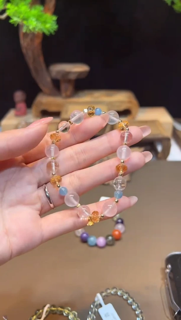 水晶手链未镶嵌手饰@@0522