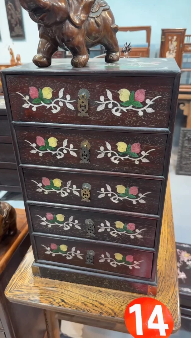 木紫檀 小五斗柜