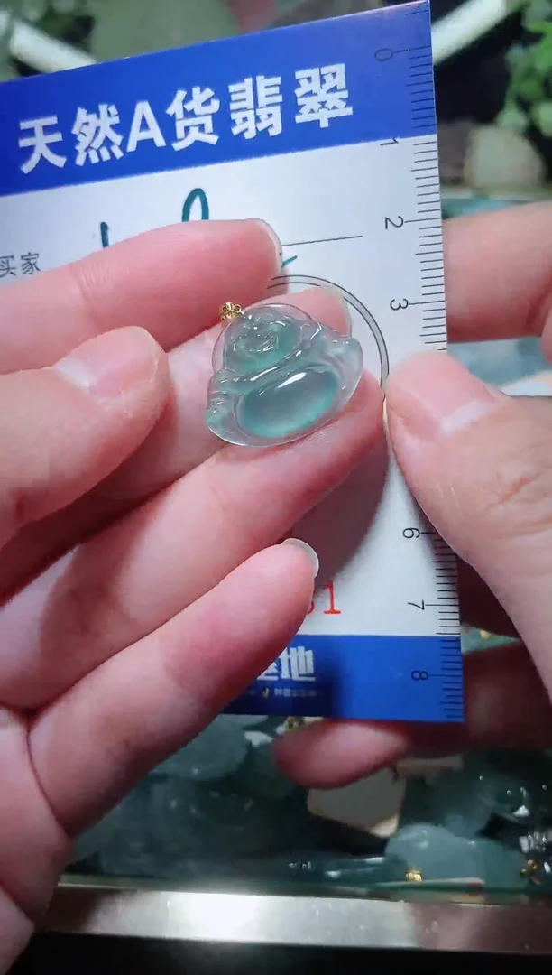 【闪购商品】翡翠颈饰18K金镶嵌天然A货翡翠多样性发货发其一