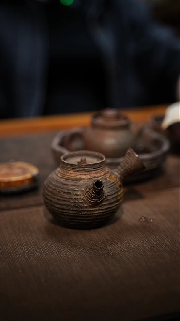 全手工制作  南蛮侧把壶