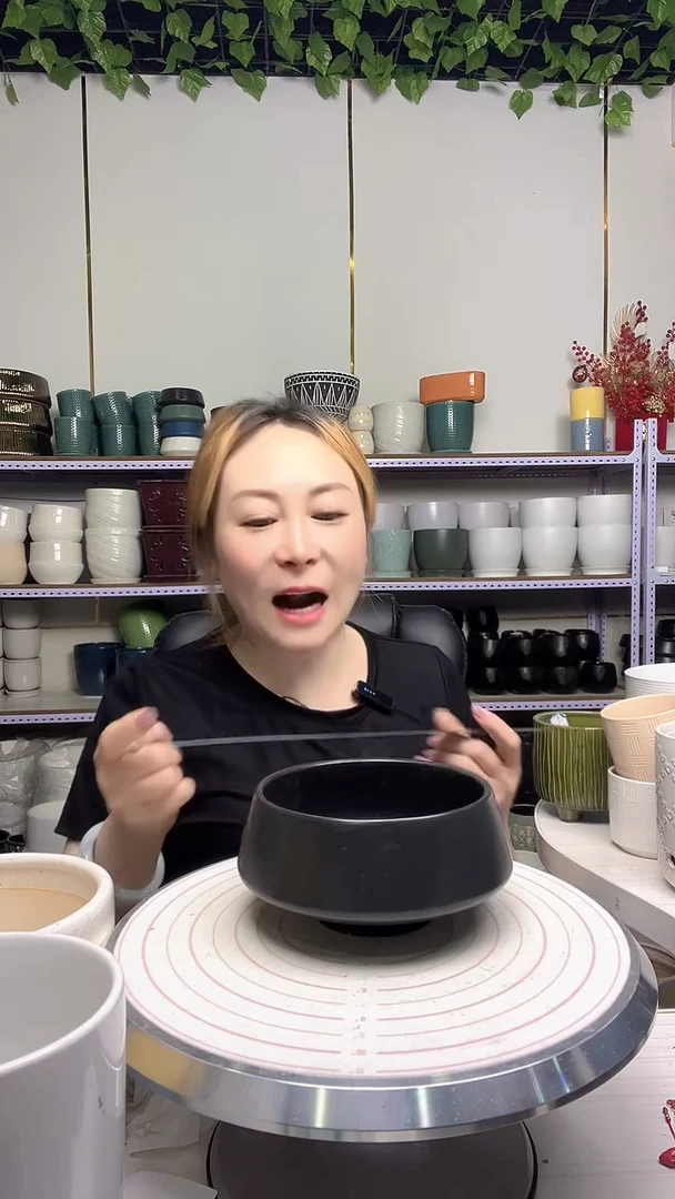 陶瓷花盆默认打孔宽高14-8微瑕