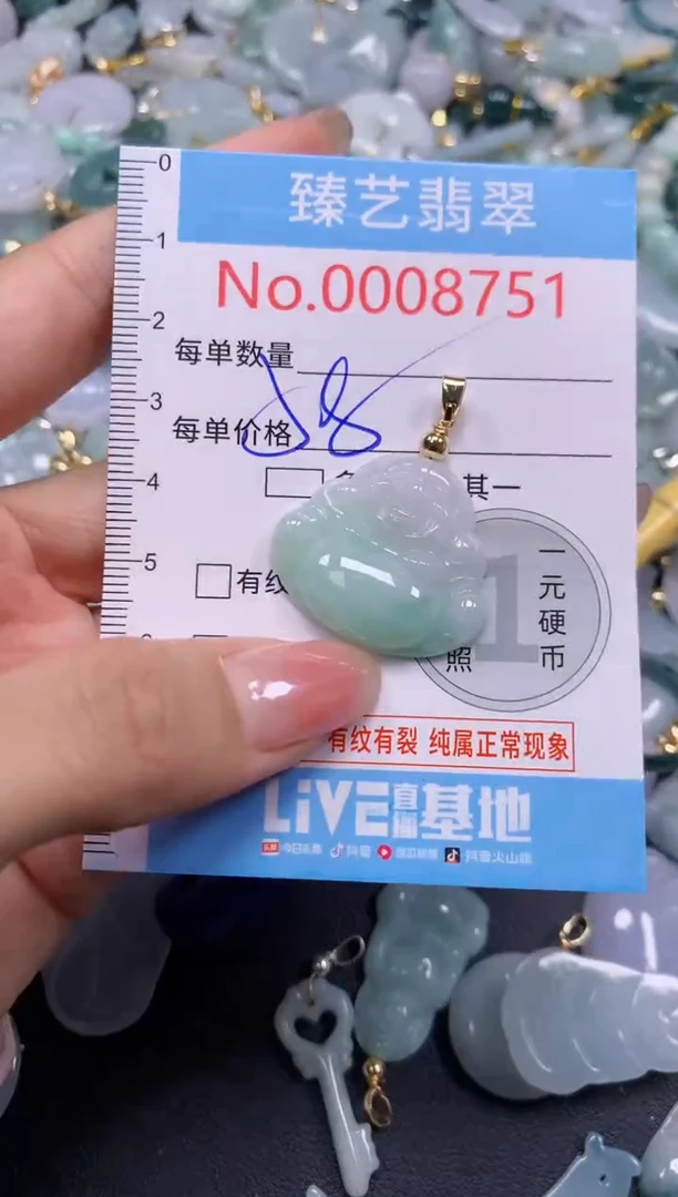 颈饰未镶嵌翡翠8751