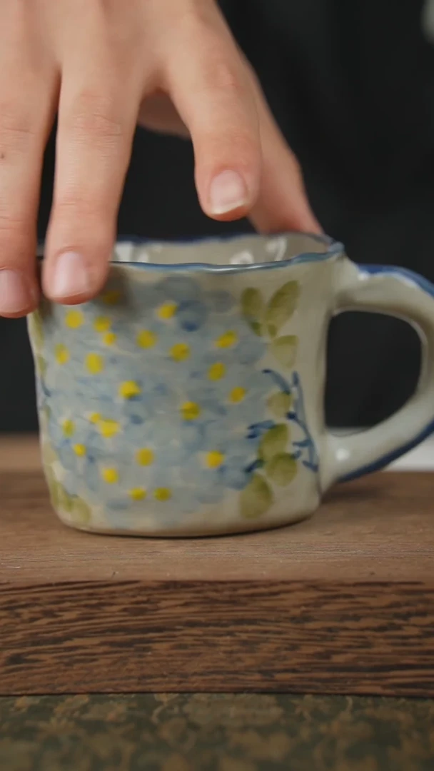 【闪购商品】杯子泥垚手作 景德镇手工手绘器物