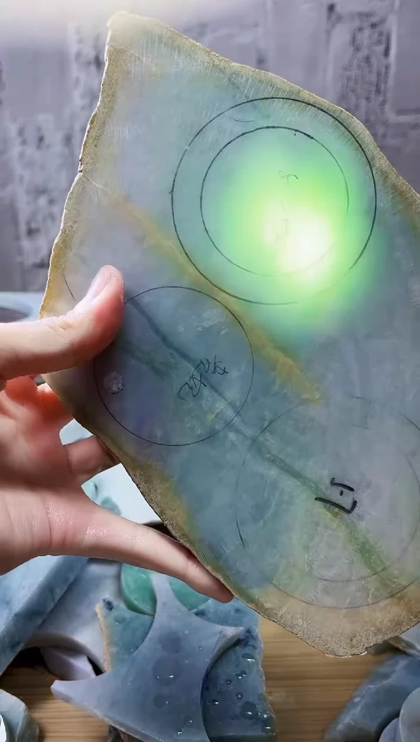 裸石翡翠天然翡翠A货 陈 786