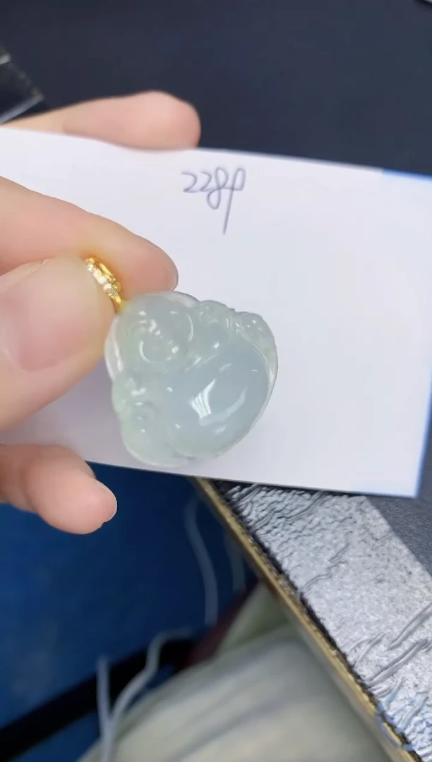 翡翠未镶嵌颈饰天然缅甸翡翠A货