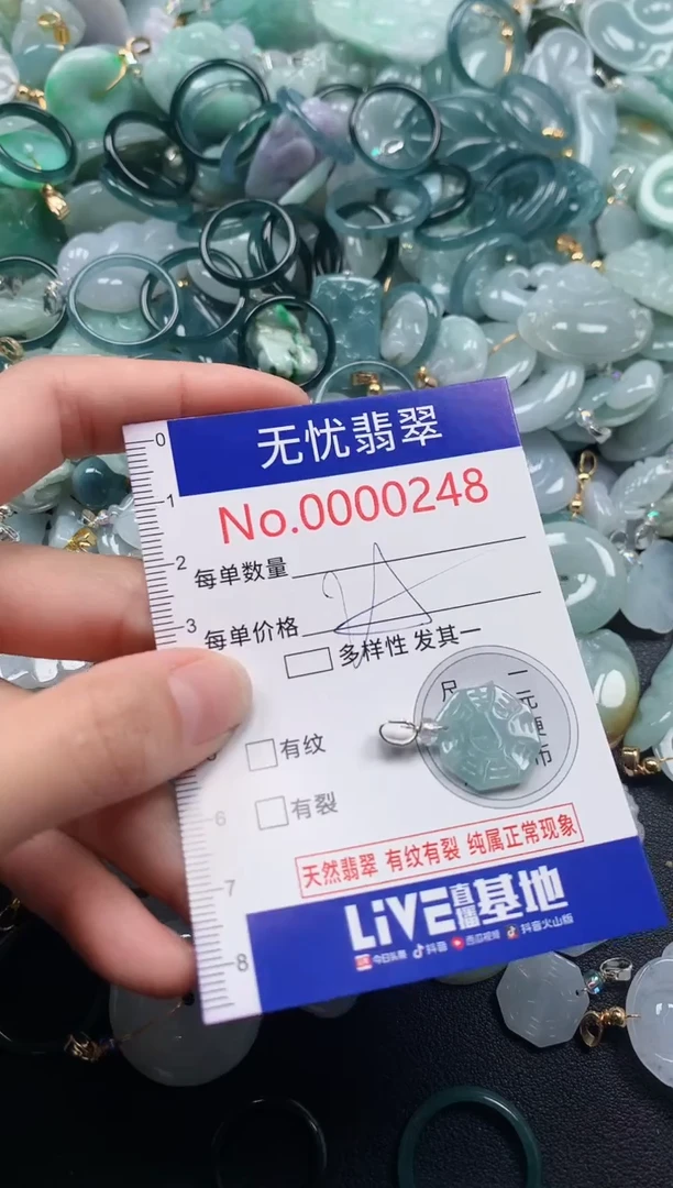 吊坠(不含链)未镶嵌翡翠248