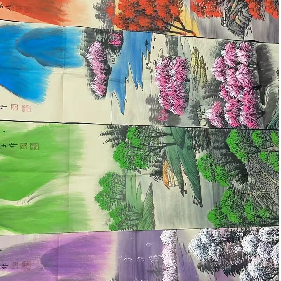 【松竹】精品四条屏装饰画通用链接