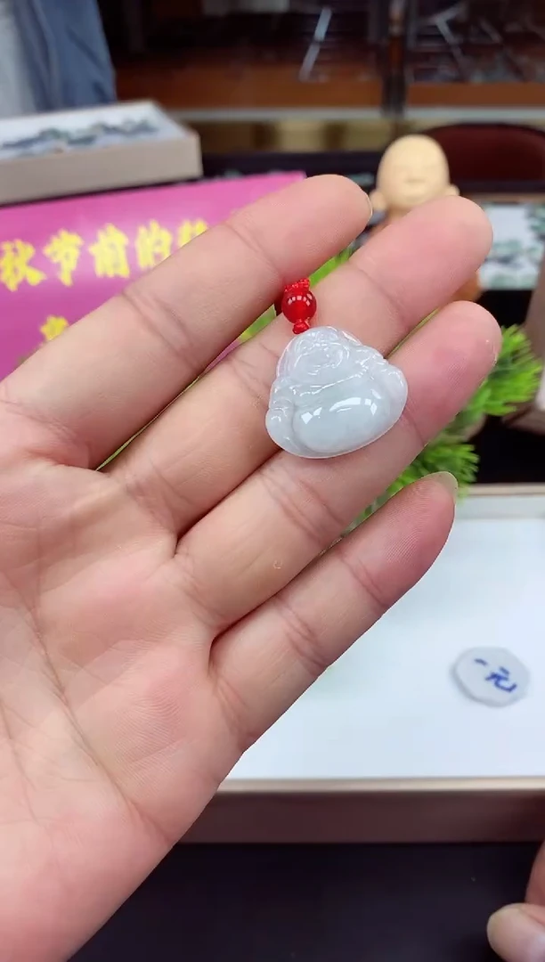 吊坠(不含链)未镶嵌翡翠佛公多样性发其一@@CMT1296
