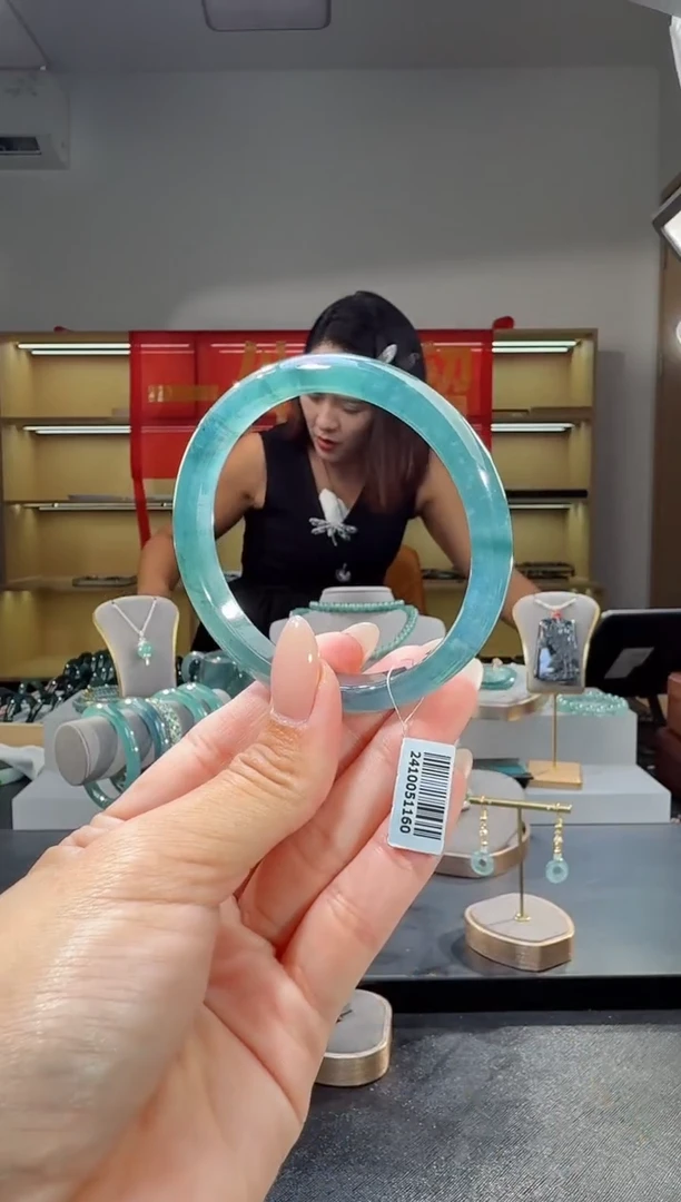 未镶嵌手镯翡翠56圈