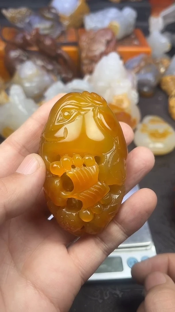 【闪购商品】玛瑙/玉髓手把未镶嵌1