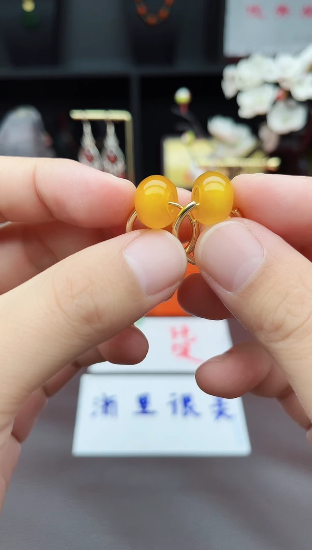 玛瑙/玉髓耳饰未镶嵌536000