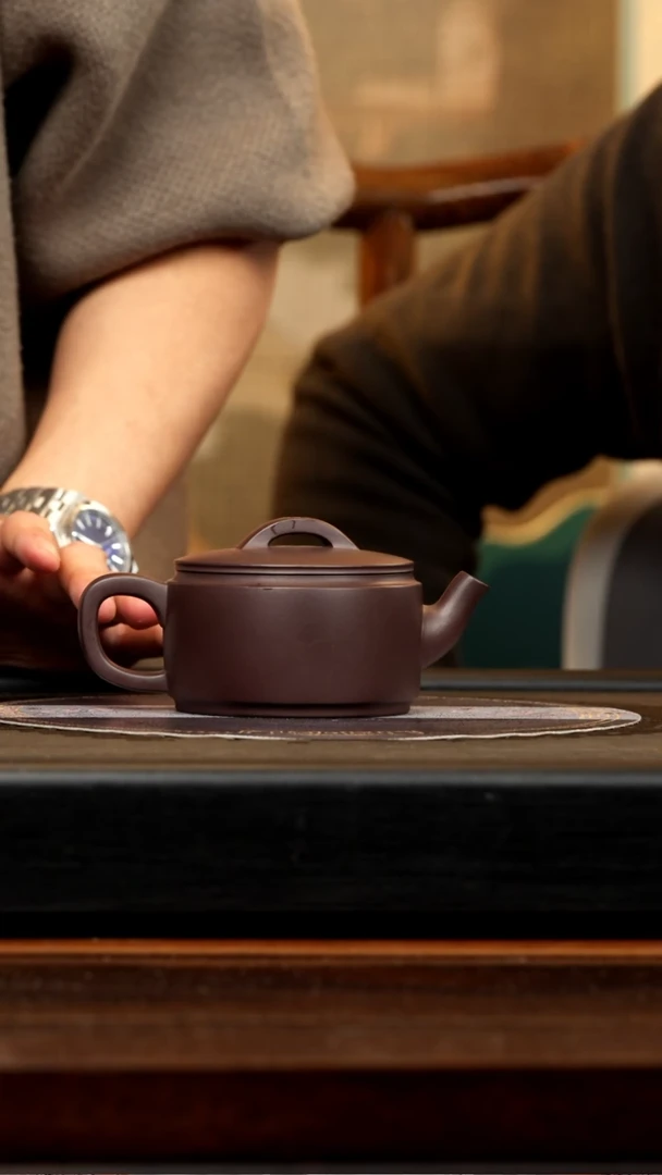 【闪购商品】紫砂茶壶YJB 黑墩头 汉瓦