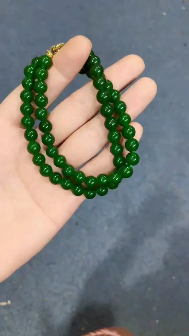 项链未镶嵌和田玉（碧玉）卡8