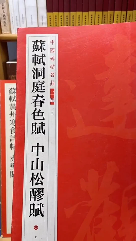 中国碑帖名品二编十三苏轼洞庭春色赋 中山松醪赋库位8-5