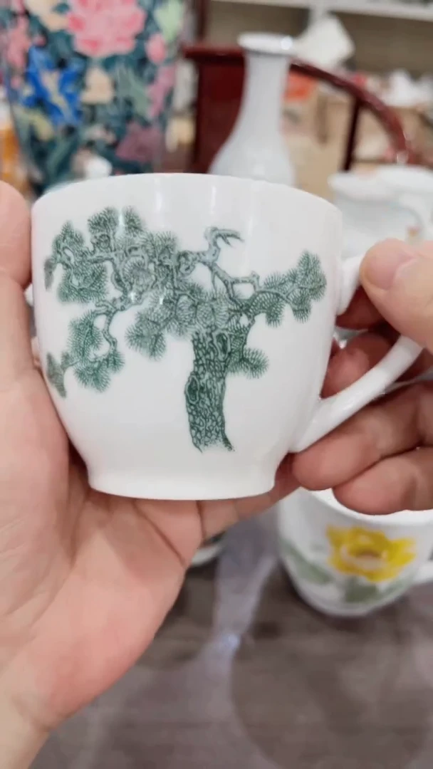 微瑕湖南醴陵釉下五彩陶瓷