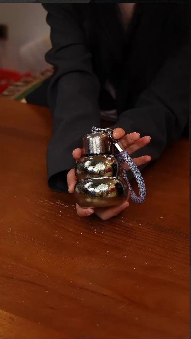 陶74-纯钛葫芦杯220ml-金色【CF6226】