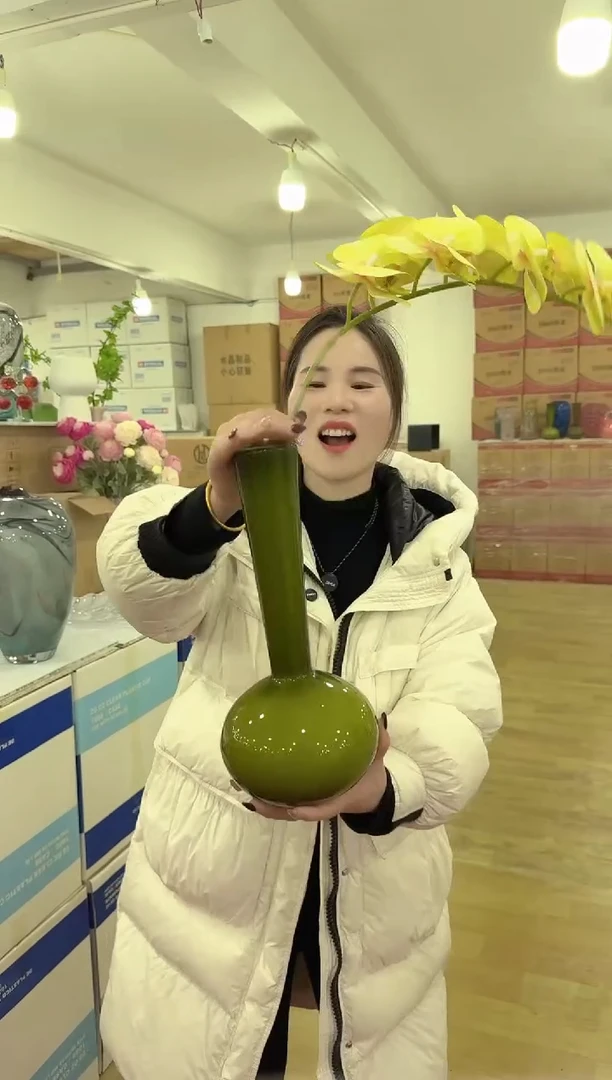 【闪购商品】玻璃洛芙花器-v-早11 花瓶