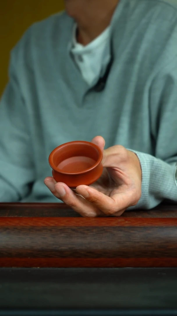 【闪购商品】紫砂茶壶宜兴紫砂原矿原料竹节品茗杯约50毫升