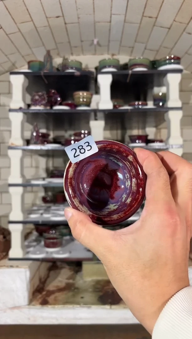 摆件精品窑变钧瓷茶器