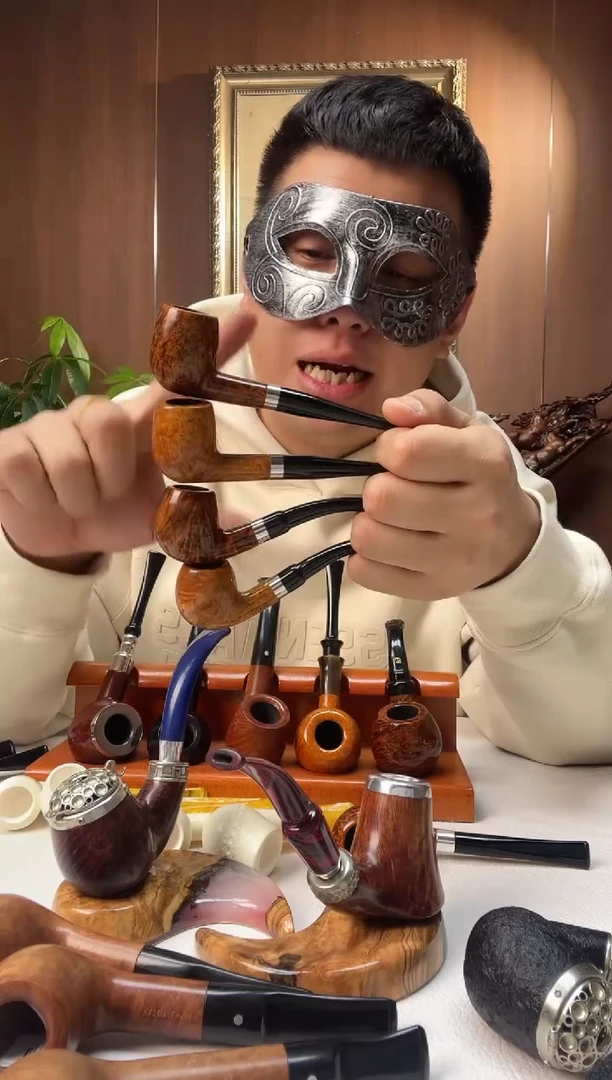 石楠木纯手工意大利石楠木烟斗