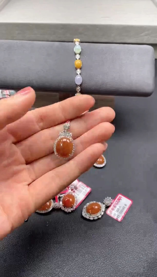 【闪购商品】翡翠戒指银S925镶嵌4444444     5