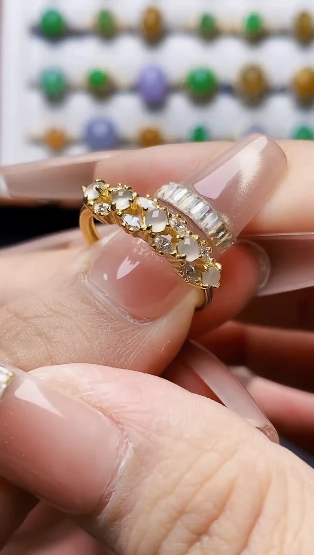 银S925镶嵌戒指翡翠1553