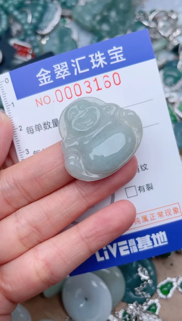 翡翠未镶嵌颈饰3160....