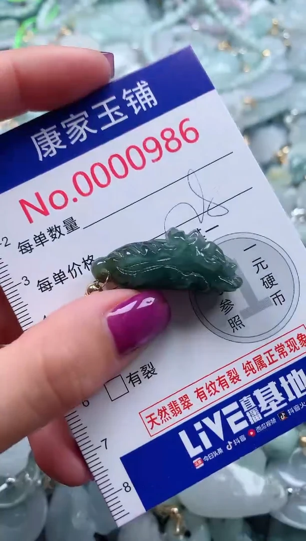颈饰未镶嵌翡翠986
