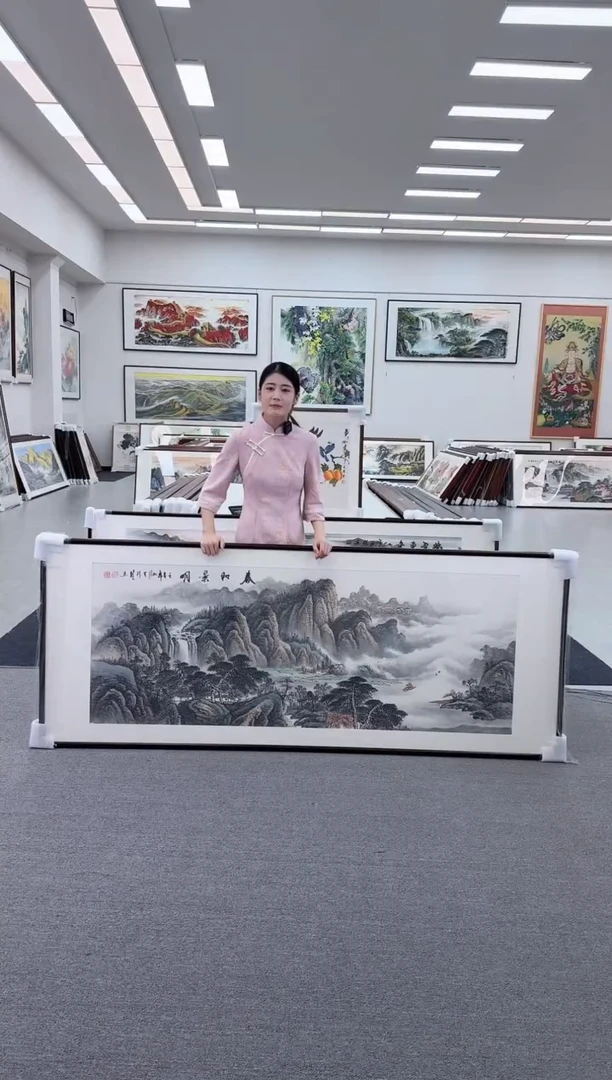 国画手绘   春和景明  172*85
